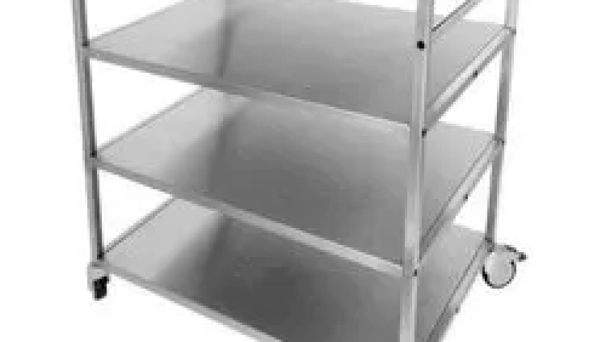 Stainless Steel Tray Trolley